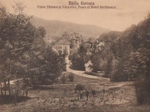 Vedere spre Vilele Taranu, Virgolici, Posta si Hotel Stefanescu