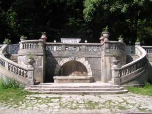 Terasa cu pergole de la Hotel Palace